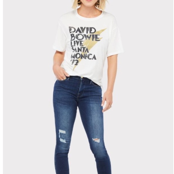 LetLuv Tops - LetLuv David Bowie Live Santa Monica Graphic Tee